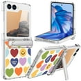 Dteck for Samsung Galaxy Z Flip 6 Case with Hinge Cover & Builtin