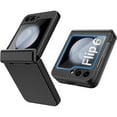 thumbnail image 1 of Dteck for Samsung Galaxy Z Flip 6 Case, Hinge Protection, Built-in Screen Protector, Wireless Charging, Shockproof Slim Rugged Phone Protective Case for Galaxy Z Flip 6,Black, 1 of 6