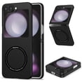thumbnail image 1 of Dteck for Samsung Galaxy Z Flip 6 Case with Powerful Magnet, Solid Color PC Hard Protective Z Flip 6 Case Compatible with MagSafe Wireless Charger Anti-Scratch Shockproof Phone Case for Galaxy Z Black, 1 of 7