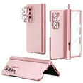 thumbnail image 1 of Dteck for Samsung Galaxy Z Fold 3 Case 2021, Hard PC Impact Reistant All-Inclusive Hing Protective Foldable Case with Pen Slot for Samsung Z Fold 3 5G 2021, Pink, 1 of 7