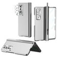 thumbnail image 1 of Dteck for Samsung Galaxy Z Fold 3 Case 2021, Hard PC Impact Reistant All-Inclusive Hing Protective Foldable Case with Pen Slot for Samsung Z Fold 3 5G 2021, Silver, 1 of 7