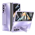 thumbnail image 1 of Dteck for Samsung Galaxy Z Fold 4 5G Case with Hinge Protection, Shockproof Luxury Plating Hybrid with Screen Protector Kickstand Rugged All-Inclusive Case for Samsung Z Fold 4 2022,Purple, 1 of 7