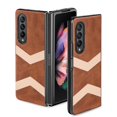 thumbnail image 1 of Dteck for Samsung Galaxy Z Fold 4 7.6" 2022 Folding Case, Lightweight Premium PU Leather Anti-Drop Case with Wireless Charging Shockproof Protective Case for Samsung Z Fold 4 Ladies Women Men, Brown, 1 of 11
