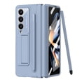 thumbnail image 1 of Dteck for Samsung Galaxy Z Fold 4 Case with Built-in Screen Protector & Stylus, Flap Hinge Protection Shockproof Kickstand Protective Phone Case with S Pen Holder for Galaxy Z Fold 4 5G,,Blue, 1 of 7