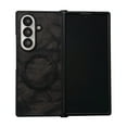 thumbnail image 1 of Dteck for Samsung Galaxy Z Fold 5 5G Case, Magnetic Compatible with MagSafe Accessory Shockproof PU Leather + Soft TPU Shell Ultra Thin Slim Anti-Scratch Protective Case, Black, 1 of 3