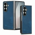 thumbnail image 1 of Dteck for Samsung Galaxy Z Fold 5 5G Case, Retro PU Leather Ultra Thin Slim Durable Shockproof Protective Phone Cover for Samsung Galaxy Z Fold5, Blue, 1 of 10