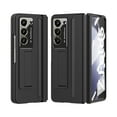 thumbnail image 1 of Dteck for Samsung Galaxy Z Fold 5 Case with Built-in Screen Protector, Hinge Protection Full Body Shockproof PU Leather Protective Z Fold 5 Cover with Kickstand,Black, 1 of 7