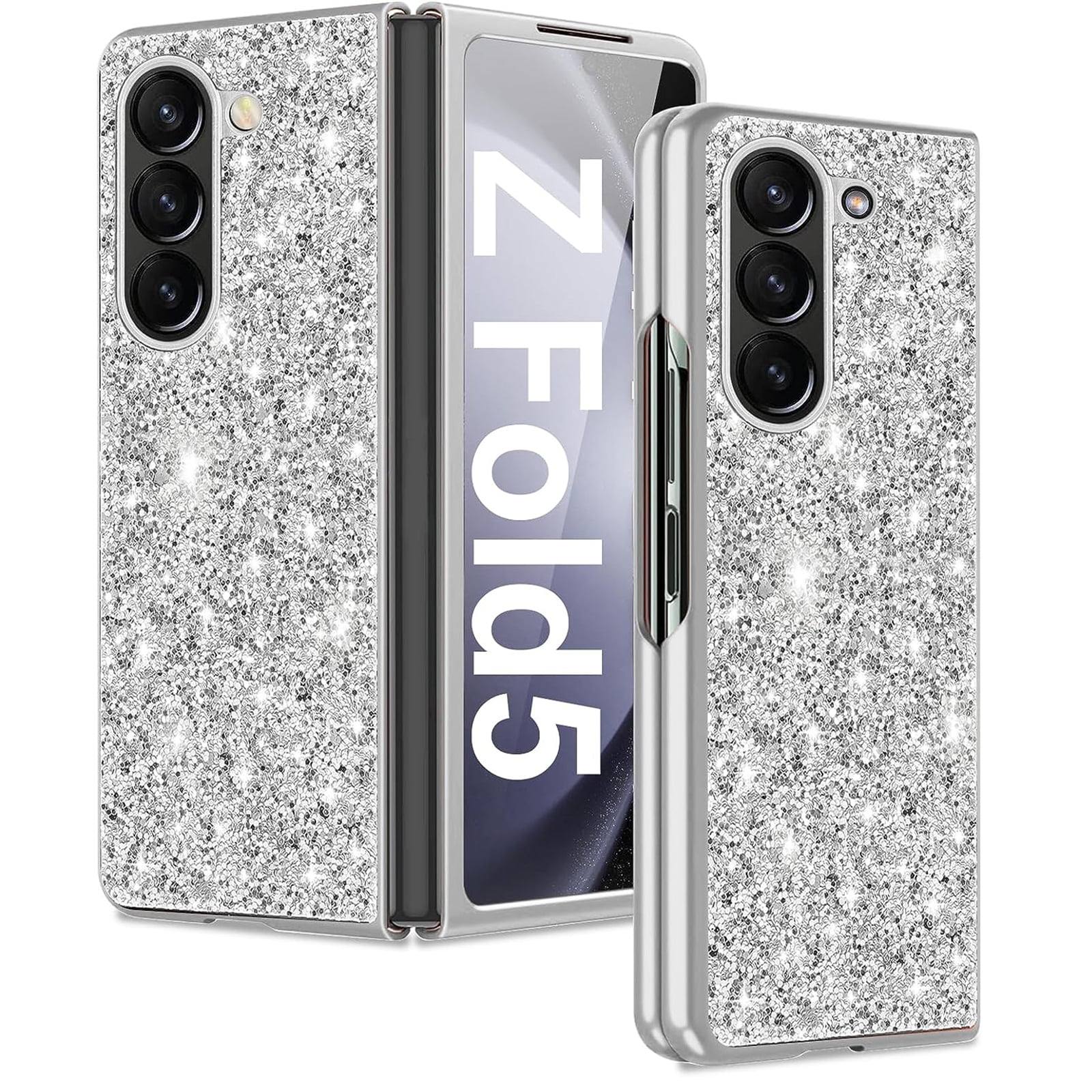 Z Flip 5 Glitter Case for Samsung Galaxy Z Flip5 5G Phone Case for Women  Girls, Slim Ultra Thin Matte Back Shockproof Protective Cover for Samsung Z