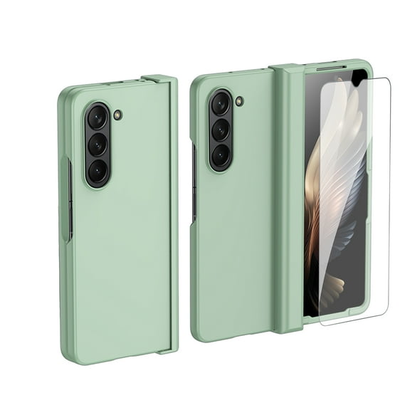 Dteck for Samsung Galaxy Z Fold 5 Case with Front Screen Protector & Hinge Protection, Full Body Shockproof Rugged Case for Samsung Galaxy Z Fold5 5G,Mint