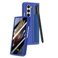 thumbnail image 1 of Dteck for Samsung Galaxy Z Fold 5 Case with Front Screen Protector, Wristband Holder Silicone Shockproof Case with S Pen Pocket & Stylus for Samsung Galaxy Z Fold5 5G,Blue, 1 of 4