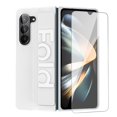 thumbnail image 1 of Dteck for Samsung Galaxy Z Fold 5 Case with Screen Protector, Non-Slip Silicone Slim Protective Z Fold5 Phone Case with Wristband, Shockproof PC Cover for Samsung Galaxy Z Fold5 5G,White, 1 of 8