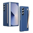 thumbnail image 1 of Dteck for Samsung Galaxy Z Fold 5 Case with Tempered Glass Screen Protector, Durable Hard Rugged Case with S Pen Holder + Free Stylus for Galaxy Z Fold 5,Blue, 1 of 7