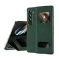 thumbnail image 1 of Dteck for Samsung Galaxy Z Fold 5 Case with Window Design, Business Style Retro PU Leather Magnetic Closure Folio Flip Case for Samsung Galaxy Z Fold5 2023,Green, 1 of 7