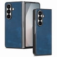 thumbnail image 1 of Dteck for Samsung Galaxy Z Fold 6 5G Case, Retro PU Leather Ultra Thin Slim Durable Shockproof Protective Phone Cover for Samsung Galaxy Z Fold6, Blue, 1 of 10