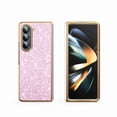 thumbnail image 1 of Dteck for Samsung Galaxy Z Fold 6 5G Glitter Phone Case for Women Girls, Shockproof Slim Ultra Thin Matte Back Protective Cover Crystal Bling Case, Pink, 1 of 6