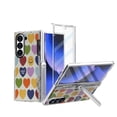 thumbnail image 1 of Dteck for Samsung Galaxy Z Fold 6 Case with Hinge Protection & Kickstand,Convenient Invisible Bracket,Built-in Front Screen Protector Full Body Protective Hinge Case for Samsung Z Fold 6,Colorful Love, 1 of 7