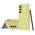 thumbnail image 1 of Dteck for Samsung Galaxy Z Fold 6 Case with Hinge Protection & S Pen Slot & Stylus, Full Protective Cover with Front Screen Protector Case for Samsung Galaxy Z Fold6 5G 2024,Yellow, 1 of 7