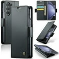 thumbnail image 1 of Dteck for Samsung Galaxy Z Fold 6 Case Wallet with 3 Card Slots Kickstand, PU Leather RFID Blocking Flip Folio Cover with TPU Shockproof Interior Shell Compatible with Samsung Z Fold6 2024,Black, 1 of 8