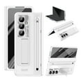 thumbnail image 1 of Dteck for Samsung Galaxy Z Fold 7 5G Case with Pen Holder & Stylus Pen, Full Coverage Phone Case with Kickstand HD Screen Protector Anti-Scratch Stand Protective Cover for Z Fold7, White, 1 of 5