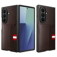 thumbnail image 1 of Dteck for Samsung Galaxy Z Fold 7 Case with Built-in Screen Protector, Slim Fit for Samsung Z Fold 7 Wallet Case with Card Holder, PU Leather + Hard PC Shell Protective Phone Cover for Z Fold 7,Brown, 1 of 9