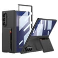 thumbnail image 1 of Dteck for Samsung Galaxy Z Fold 7 Case with Card Holder Kickstand, Built-in Screen Protector Full Body Protection Slim Protective Phone Cover for Samsung Galaxy Z Fold7 5G 2025,Carbon Fiber Pattern, 1 of 7