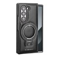 thumbnail image 1 of Dteck for Samsung Galaxy Z Fold 7 Case with Invisible Magnetic Ring Stand, Compatible with MagSafe, Soft P Leather Shockproof Front Bumper Phone Cover for Samsung Z Fold7 2025,Black, 1 of 6