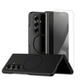 thumbnail image 1 of Dteck for Samsung Galaxy Z Fold 7 Case with Screen Protector, Magnetic for Z Fold 7 Case Compatible with MagSafe, Slim Matte Shockproof Hard PC Protective Phone Cover for Galaxy Z Fold 7,Black, 1 of 8