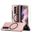 thumbnail image 1 of Dteck for Samsung Galaxy Z Fold 7 Case with Screen Protector, Magnetic for Z Fold 7 Case Compatible with MagSafe, Slim Matte Shockproof Hard PC Protective Phone Cover for Galaxy Z Fold 7,Pink, 1 of 8