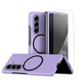 thumbnail image 1 of Dteck for Samsung Galaxy Z Fold 7 Case with Screen Protector, Magnetic for Z Fold 7 Case Compatible with MagSafe, Slim Matte Shockproof Hard PC Protective Phone Cover for Galaxy Z Fold 7,Purple, 1 of 8