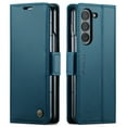 thumbnail image 1 of Dteck for Samsung Galaxy Z Fold 7 Case Wallet with 3 Card Slots Kickstand, PU Leather RFID Blocking Flip Folio Cover with TPU Shockproof Interior Shell Compatible with Samsung Z Fold7 2025,Blue, 1 of 8