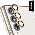 thumbnail image 1 of Dteck for Samsung Galaxy Z Fold4 5G Camera Lens Protector, 9H Tempered Glass Camera Cover Screen Protector Metal Individual Ring for Samsung Fold4 5G 2022 Release, Gold, 1 of 6