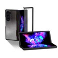 thumbnail image 1 of Dteck for Samsung Galaxy Z Fold6 Case, Shockproof Full Body Protection with Screen Protector Lychee Pattern PU Leather Anti-Drop Phone Case Cover Compatible with Galaxy Z Fold 6 5G, Black, 1 of 7