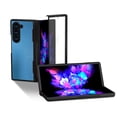 thumbnail image 1 of Dteck for Samsung Galaxy Z Fold6 Case, Shockproof Full Body Protection with Screen Protector Lychee Pattern PU Leather Anti-Drop Phone Case Cover Compatible with Galaxy Z Fold 6 5G, Blue, 1 of 7