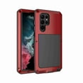 thumbnail image 1 of Dteck Samsung S22 Ultra Case (No Screen Protector), Rugged Military Metal Heavy Duty Armor Case for Man Outdoor,Red, 1 of 4