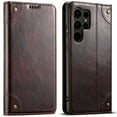 thumbnail image 1 of Dteck for Samsung S23 Ultra Case Wallet, for Samsung S23 Ultra Wallet Case with Magnetic Kickstand Credit Card Holder Leather Folio Case Flip Cover for Samsung S23 Ultra,Brown, 1 of 6