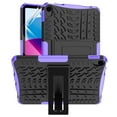 thumbnail image 1 of Dteck Screen Protector Case for iPad 10th Generation 10.9-inch,iPad 11-inch (A16) 2025 Shockproof Rugged Rubber Case 2-Layer Protection Armor Kickstand Cover,Purple, 1 of 5