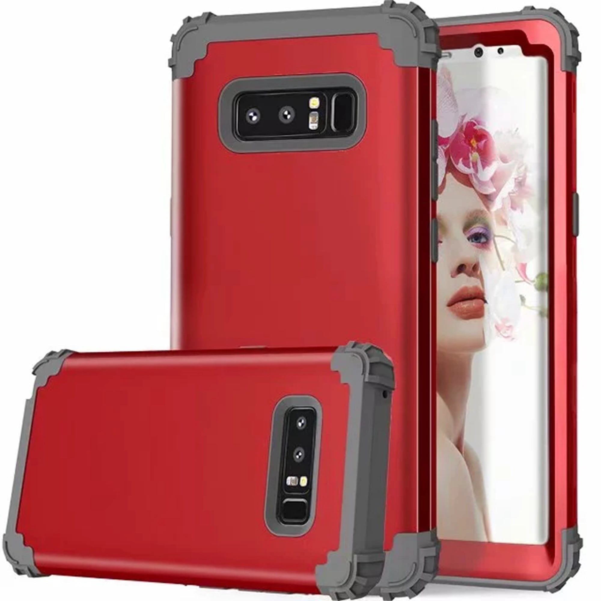 Dteck Shockproof Case Compatible with Samsung Galaxy Note 8, Heavy