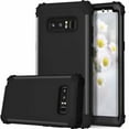thumbnail image 1 of Dteck Shockproof Case Compatible with Samsung Galaxy Note 8, Heavy Duty Full body Protection 3 Layer Hybrid Rugged Protective Cover For Samsung Galaxy Note 8 (No Built-in Screen Protector), Black, 1 of 9