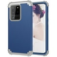 thumbnail image 1 of Dteck Shockproof Case For Samsung Galaxy S20 Ultra / S20 Ultra 5G (2020 Release), Full-Body Dual Layer Rugged Case with Tempered Glass Screen Protector Cover, Blue, 1 of 11