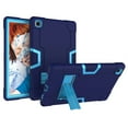 thumbnail image 1 of Dteck Shockproof Case for Samsung Galaxy Tab A7 10.4 inch 2020 Models SM-T500/T505/T507, Heavy Duty Hybrid Rugged High Impact Full Body Protective Case with Kick Stand, Navy+Blue, 1 of 6