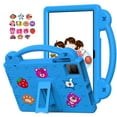 thumbnail image 1 of Dteck Shockproof Case for T-Mobile Revvl Tab 5G 2023 Tablet, Shockproof Kids Protective Case with Kickstand for TCL Tab 10 2nd Gen 10.36" with DIY Accessories,Blue, 1 of 6