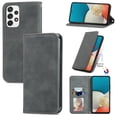 thumbnail image 1 of Dteck Shockproof Case for Samsung Galaxy A53 5G, Magnetic PU Leather Flip Back Cover Foldable Cover Card Holder Slot Stand for Galaxy A53 5G,Gray, 1 of 5