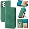 thumbnail image 1 of Dteck Shockproof Case for Samsung Galaxy A53 5G, Magnetic PU Leather Flip Back Cover Foldable Cover Card Holder Slot Stand for Galaxy A53 5G,Green, 1 of 5
