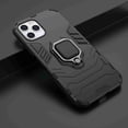 thumbnail image 1 of Dteck Shockproof Case For iPhone 12 Mini 5.4 [Magnetic Car Mount] Heavy Duty Armor Protective Rugged 2 in 1 Shock-Absorbing Case with 360 Degree Rotation Ring Case, Black, 1 of 6