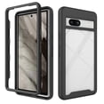 thumbnail image 1 of Dteck Shockproof for Google Pixel 7A Case, Military Grade Drop Tested Translucent Slim Protective Matte Hard Clear Back & Soft Edge Cover Phone Case for Google 7A Case 5G,Black, 1 of 8