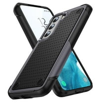 Dteck Shockproof for Samsung Galaxy S22 Case Military Grade Drop Tested Heavy Duty 3 in 1 Hybrid Hard Back & Soft Edge Slim Protective Galaxy S22 Case,Gray