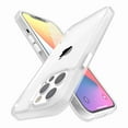 thumbnail image 1 of Dteck Shockproof for iPhone 13 Pro Max Case, Military Grade Drop Tested Translucent Hard Matte Case with Soft TPU Bumper Slim Phone Case Compatible for iPhone 13 Pro Max, Clear, 1 of 7