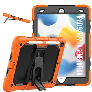 KidsCover iPad 10.9 kids sleeve orange set - INCLUANT stylet et protecteur  d'écran en verre - housse de tablette pour enfants - kidsproof