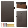 thumbnail image 1 of Dteck Slim Case For Samsung Galaxy Tab S4 10.5 2018 Model SM-T830/T835/T837, Lightweight Stand Cover with Auto Sleep/Wake, Brown, 1 of 4