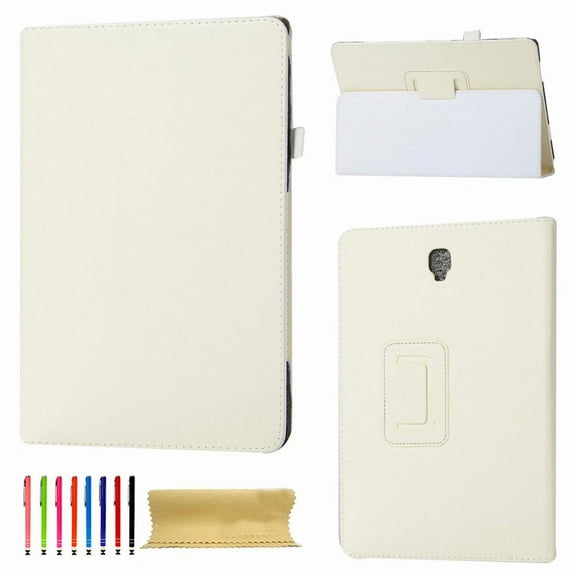 Dteck Slim Case For Samsung Galaxy Tab S4 10.5 2018 Model SM-T830/T835/T837, Lightweight Stand Cover with Auto Sleep/Wake, White